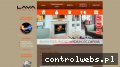 Screenshot strony lavakominki.pl