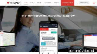 System monitoringu pojazdów służbowych - tronik.pl