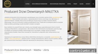 Małetka - producent drzwi drewnianych