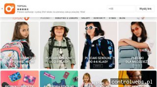 Topgal - Plecaki szkolne, tornistry i piórniki