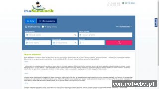 Pansamolocik - bilety lotnicze, tanie latanie Warszawa