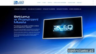 Reklama na telebimach ledspace.pl