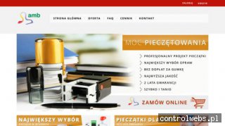 AMB. Stemple, wizytówki, szybkie pieczątki online - Poznań