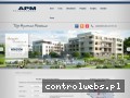 Screenshot strony www.apm-development.com.pl