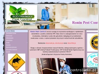 Dezynsekcja Cennik - Ronin Pest Control