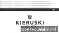 Screenshot strony www.kieruski.pl