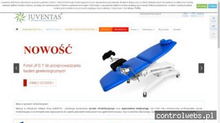 Kozetka lekarska do gabinetów lekarskich od firmy Juventas.