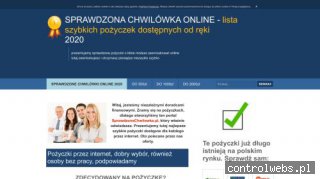 SprawdzonaChwilowka.pl, prezentujemy listę dobrych chwilówek