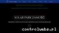 Screenshot strony www.solarpark-zamosc.pl