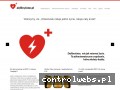 Screenshot strony www.defibrylator.pl