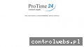 Screenshot strony www.protime.pl