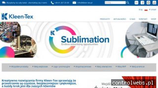 KLEEN-TEX wycieraczki obiektowe