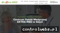 Screenshot strony www.extra-med.com.pl