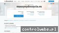 Screenshot strony maszynydoszycia.eu