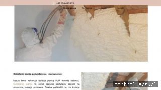 PUR pianka, ocieplanie pianką poliuretanową - Grupa Euron