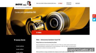 METEX łożyska fag kraków