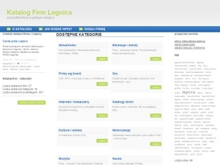 Katalog Stron Legnica