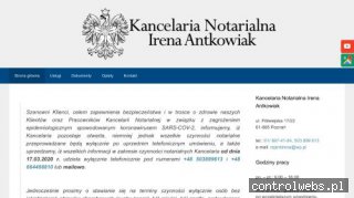 ANTKOWIAK IRENA notariusze poznań
