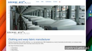 LUXPOL producent dzianin welurowych