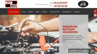 BAT PROFI hurtownie akumualtorów Będzin