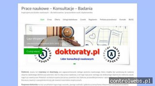 Rozprawa doktorska na www.doktoraty.pl