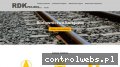 Screenshot strony www.rdkprojekt.pl