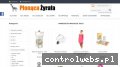 Screenshot strony plonaca-zyrafa.pl
