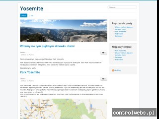 Yosemite - Ogromne i wiekowe sekwoje