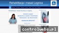 Screenshot strony rehabilitacjamasaz.legnica.pl