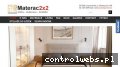 Screenshot strony materace2x2.warszawa.pl