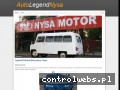 Screenshot strony www.autolegend.nysa.pl