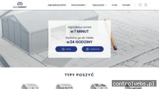 Namioty magazynowe