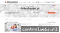Screenshot strony www.dobryfryzjer.pl