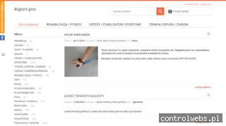 4sport.pro - Sklep medyczny