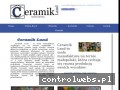 Screenshot strony www.ceramikland.pl