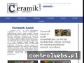 Screenshot strony www.ceramikland.pl
