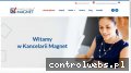 Screenshot strony kancelariamagnet.pl
