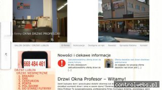 Drzwi Okna PROFESOR - salon stolarki okiennej w m. Lublinie