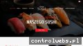 Screenshot strony www.sensisushi.pl