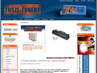 tusze, tonery, zamienniki nowe i regenerowane