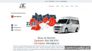 Przewóz busem do Niemiec