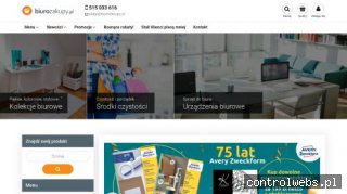 Sklep papierniczy z artykułami i materiałami biurowymi