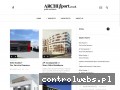 Screenshot strony www.archiport.co.uk
