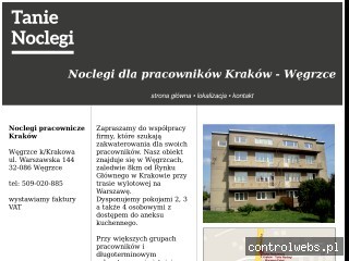 Noclegi pracownicze Kraków