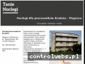 Screenshot strony www.noclegipracownicze.krakow.pl