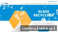 Screenshot strony www.artglas-recykling.pl