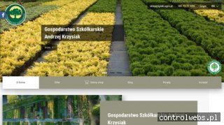 ANDRZEJ KRZYSIAK szkółka krzewów iglastych