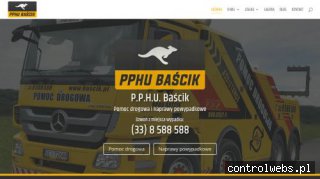 Baścik. Piotr Baścik pomoc drogowa Skoczów