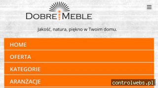 DOBRE MEBLE meble z drzewa egzotycznego