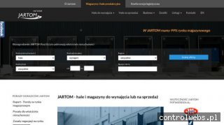 Hale produkcyjne wynajem Jartom